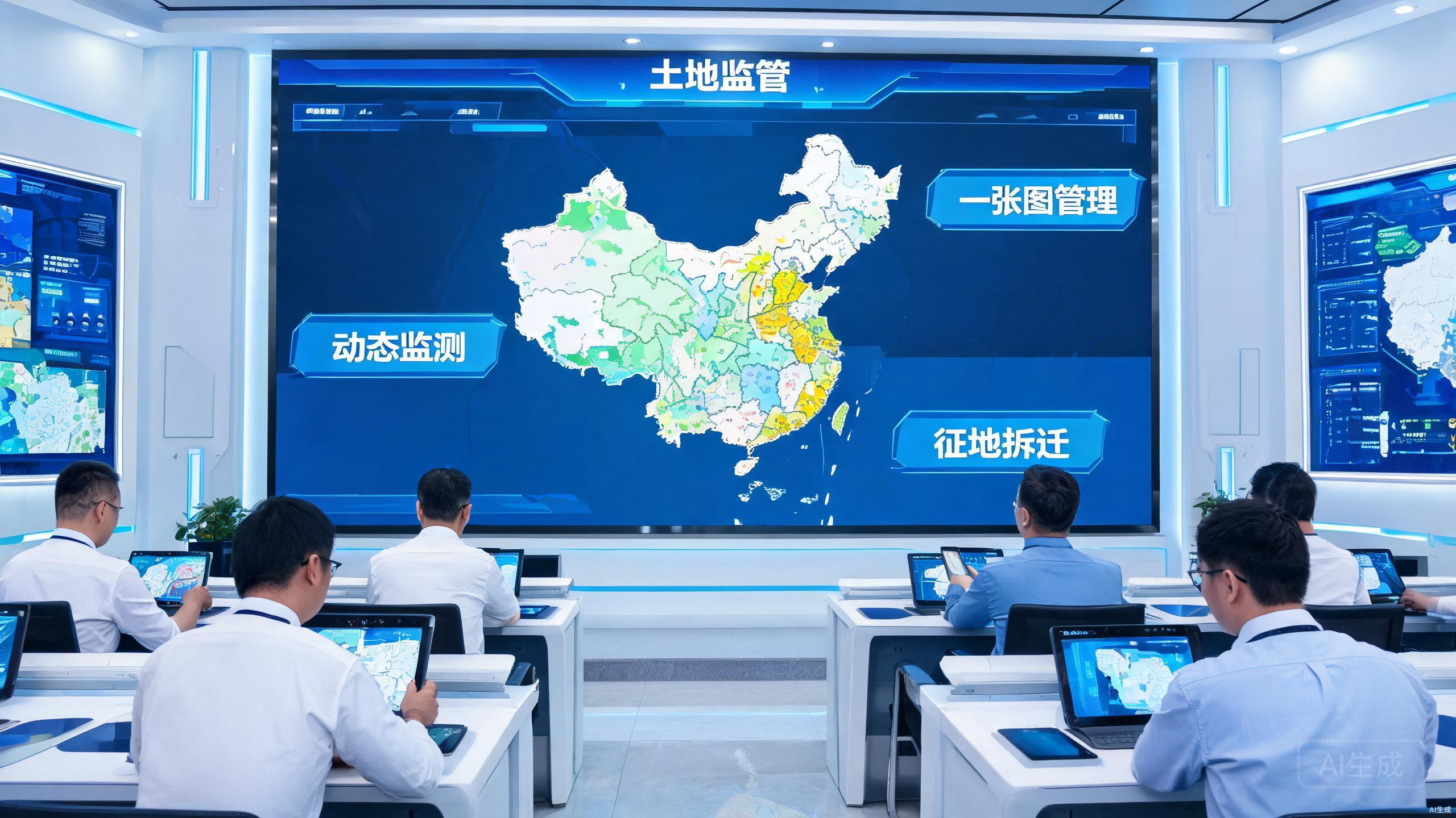 朗慧科技土地监管数字化一张图平台